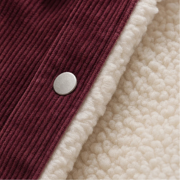 Cordelia – Sherpa-Like Lined Corduroy-Look Jacket