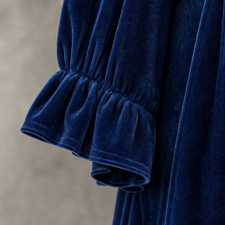 Veloura – Ruffled Sleeve Maxi Dress