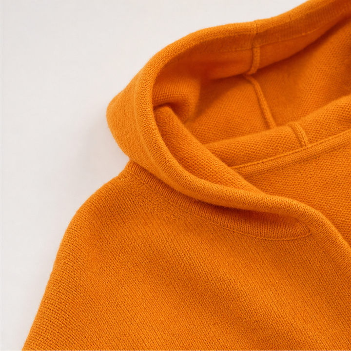 Teri – Button-Front Hooded Cardigan
