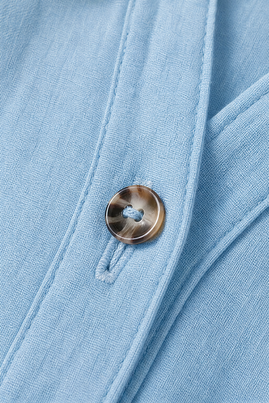 Wearbella – Gathered V-Neck Puff Sleeve Blouse