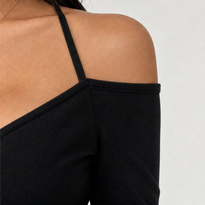 Elara – Off-Shoulder Wrap Wide-Leg Jumpsuit