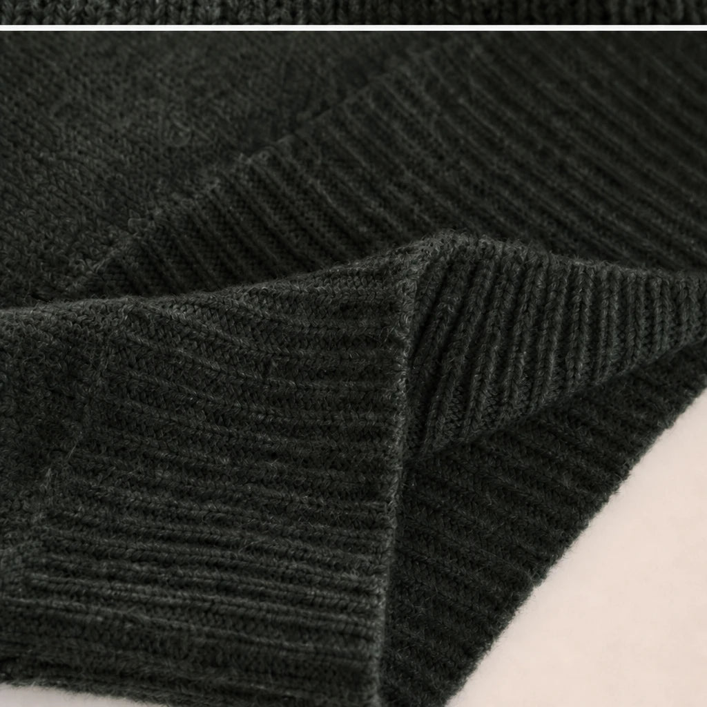 Mayfield – Oversized V-Neck Knit Sweater