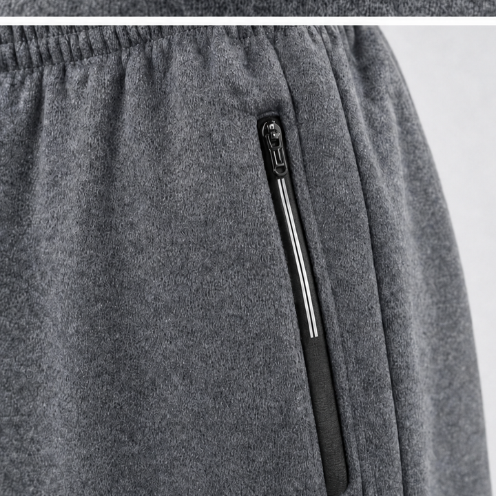 Warmease – Fleece-Lined Tapered Jogger Sweatpants