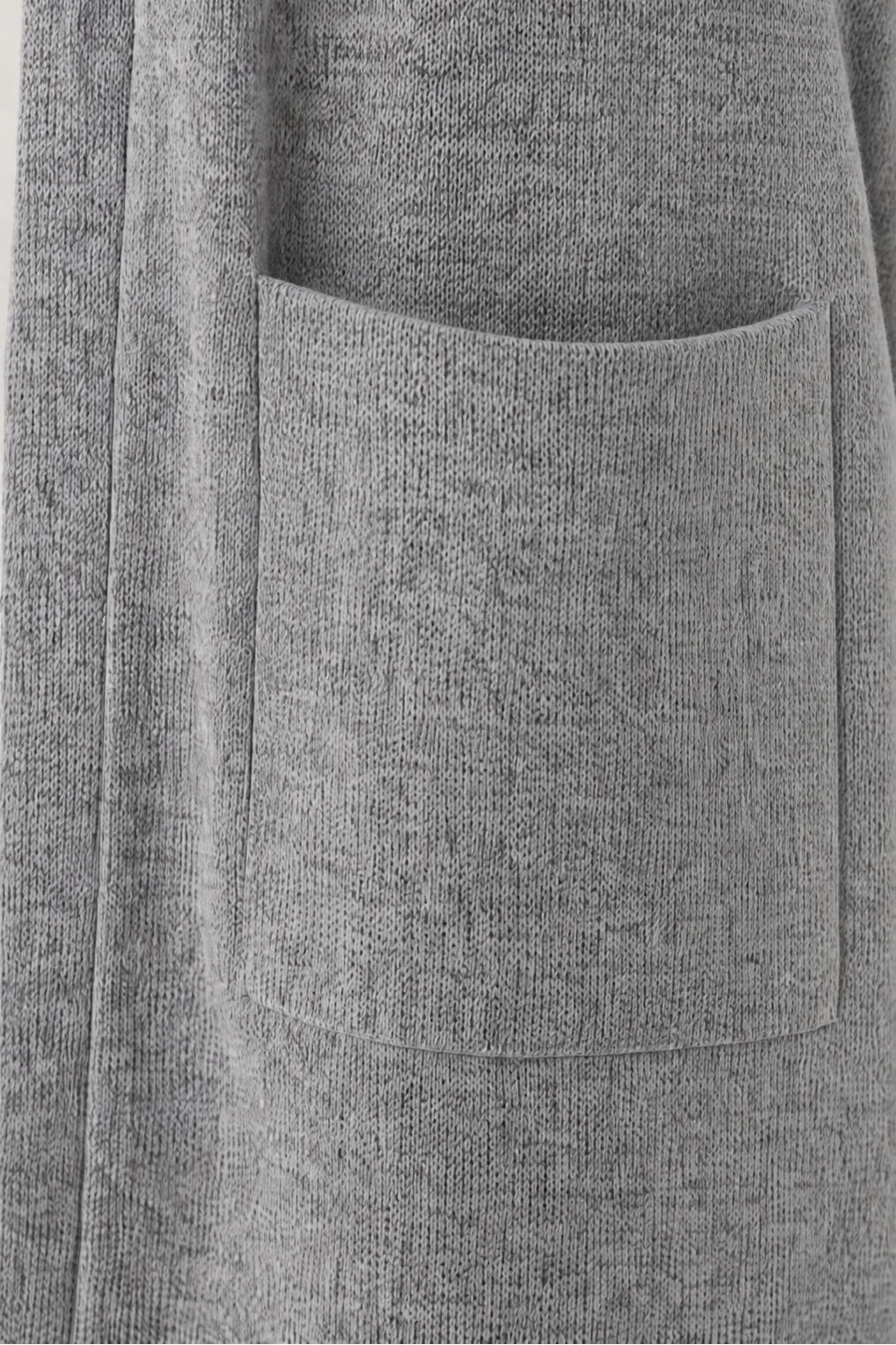 Wearbella – Eyelet Waterfall Open-Front Cardigan