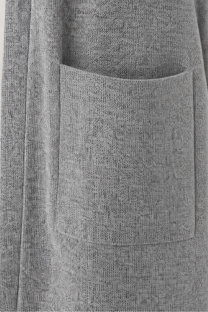 Wearbella – Eyelet Waterfall Open-Front Cardigan