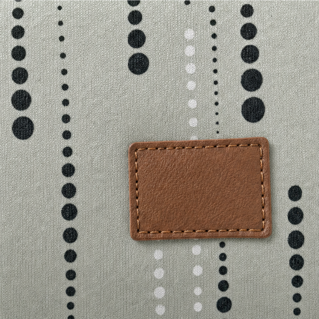 Dotwell – Dotted Stand-Collar Button Sweatshirt