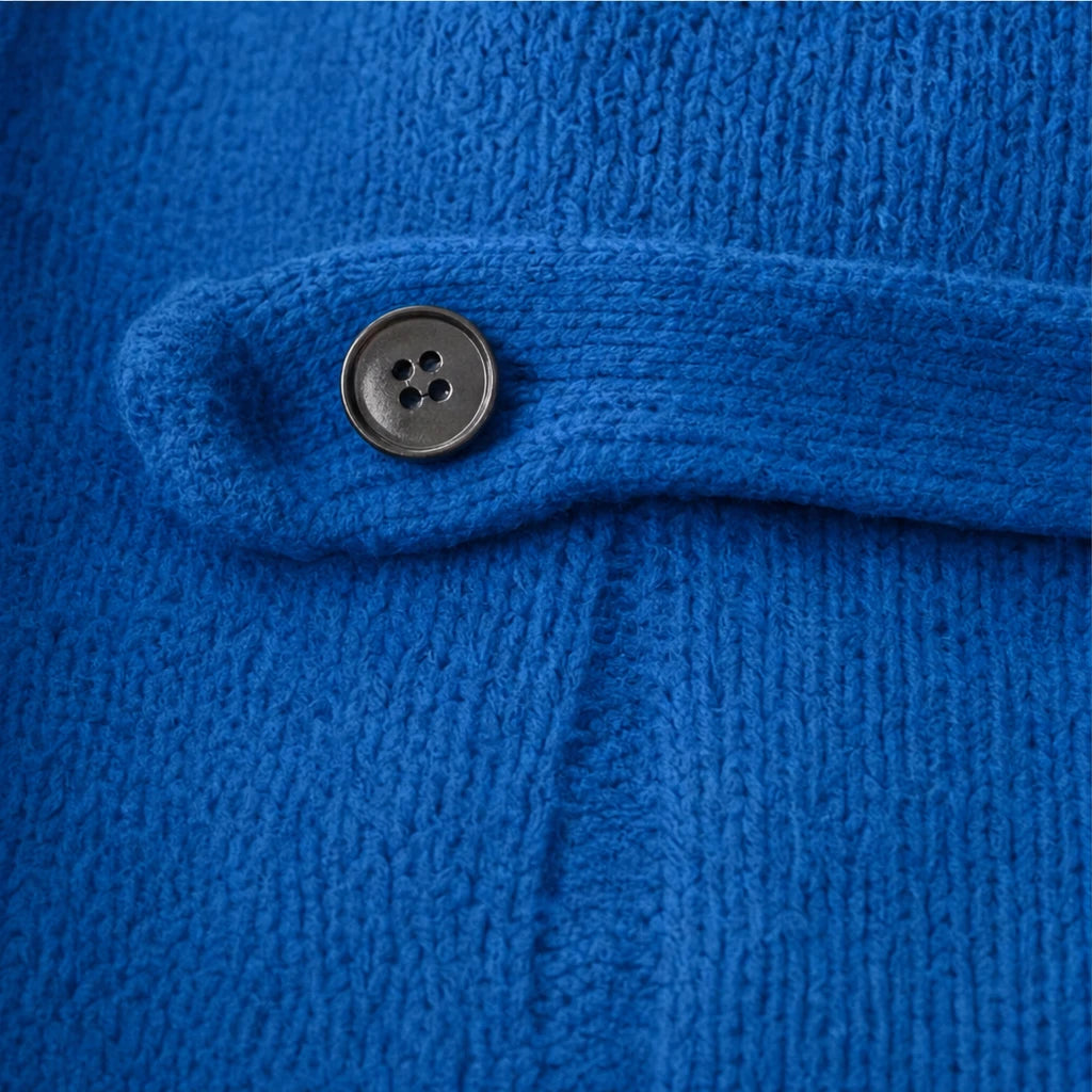 Buttonelle – Button-Detail Textured Knit Sweater Vest