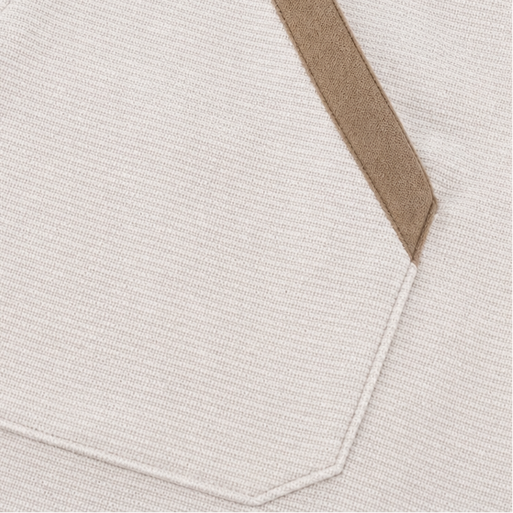 Zipfelt – Half-Zip Ribbed-Trim Sweatshirt Dress