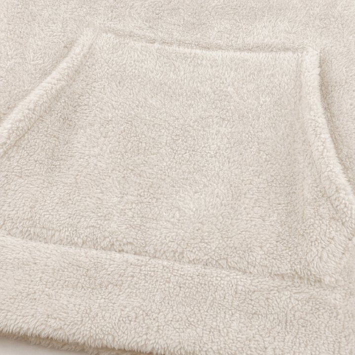 Cozy Haven – Plush Fleece Hooded Top And Jogger Pants Set