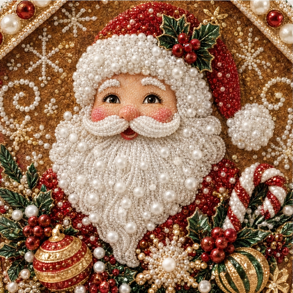 Pearlnoel – 3D Pearl Gingerbread House Craft Kit