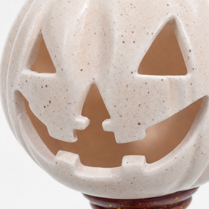 Harvestglow – Distressed Layered Pumpkin Candle Holder Trio (3-pack)