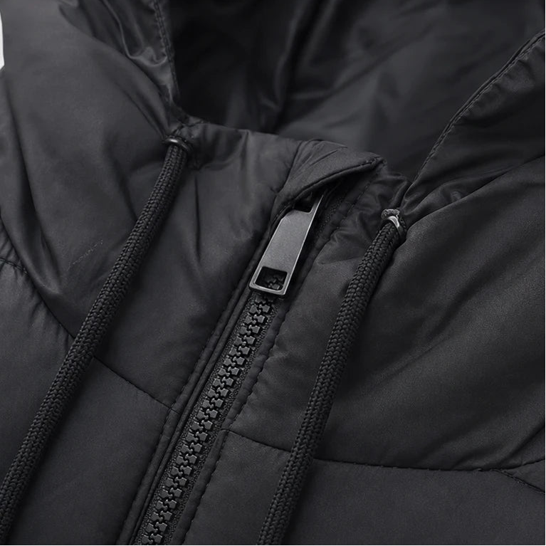 Coverelle – Long Hooded Puffer Vest