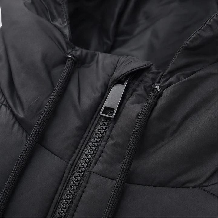 Coverelle – Long Hooded Puffer Vest