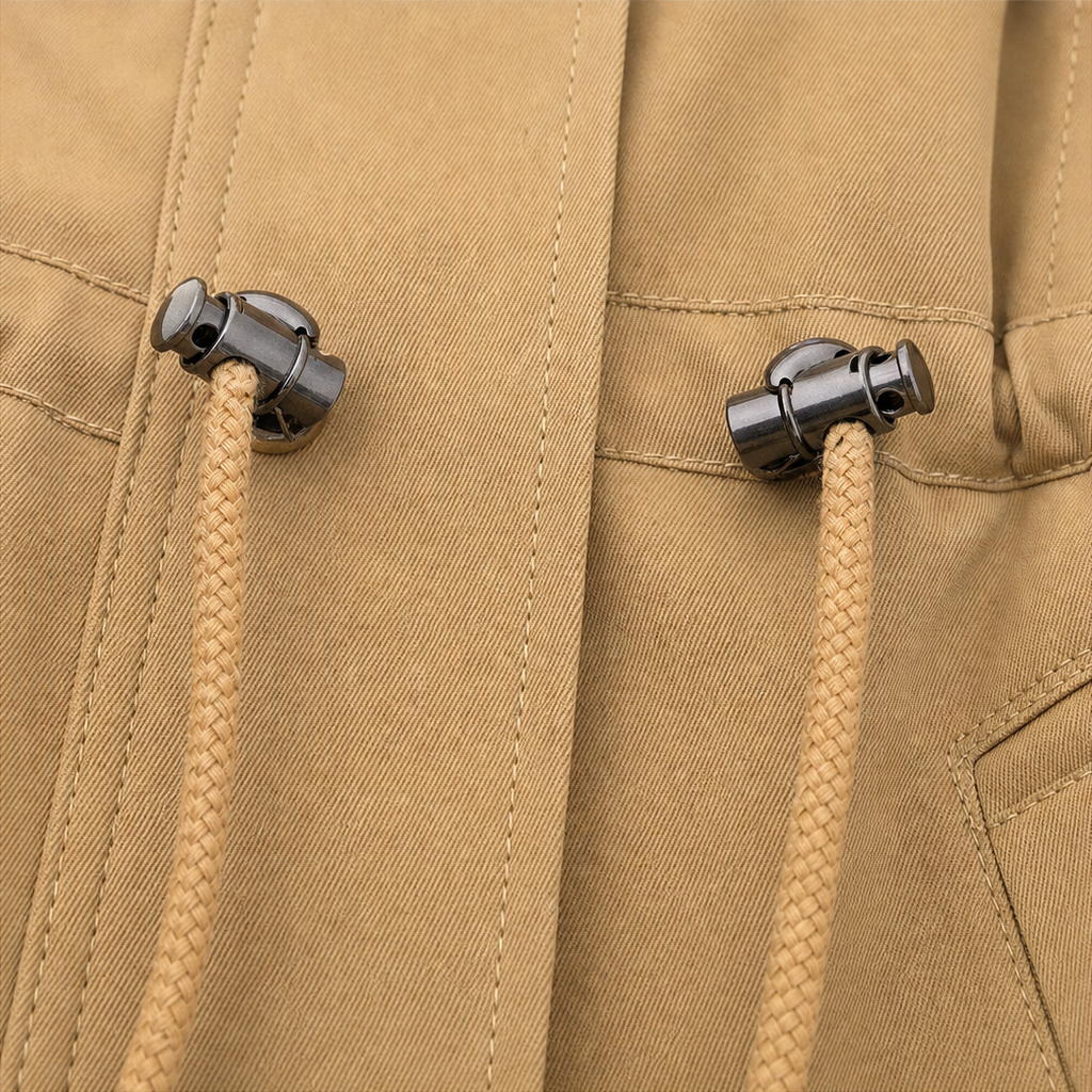 Midluna – Adjustable Waist Mid-Length Parka