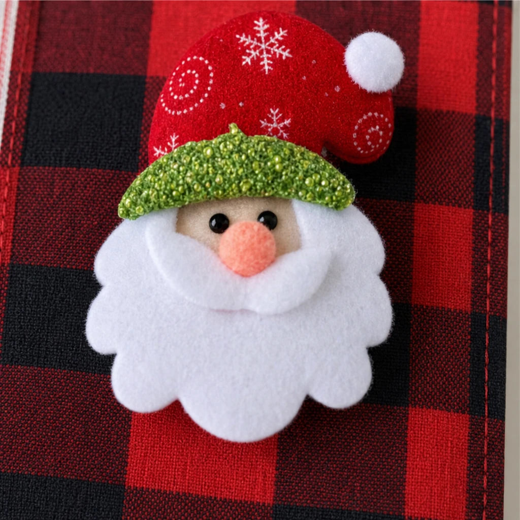 MerryHearth – Buffalo Plaid Christmas Refrigerator Handle Covers