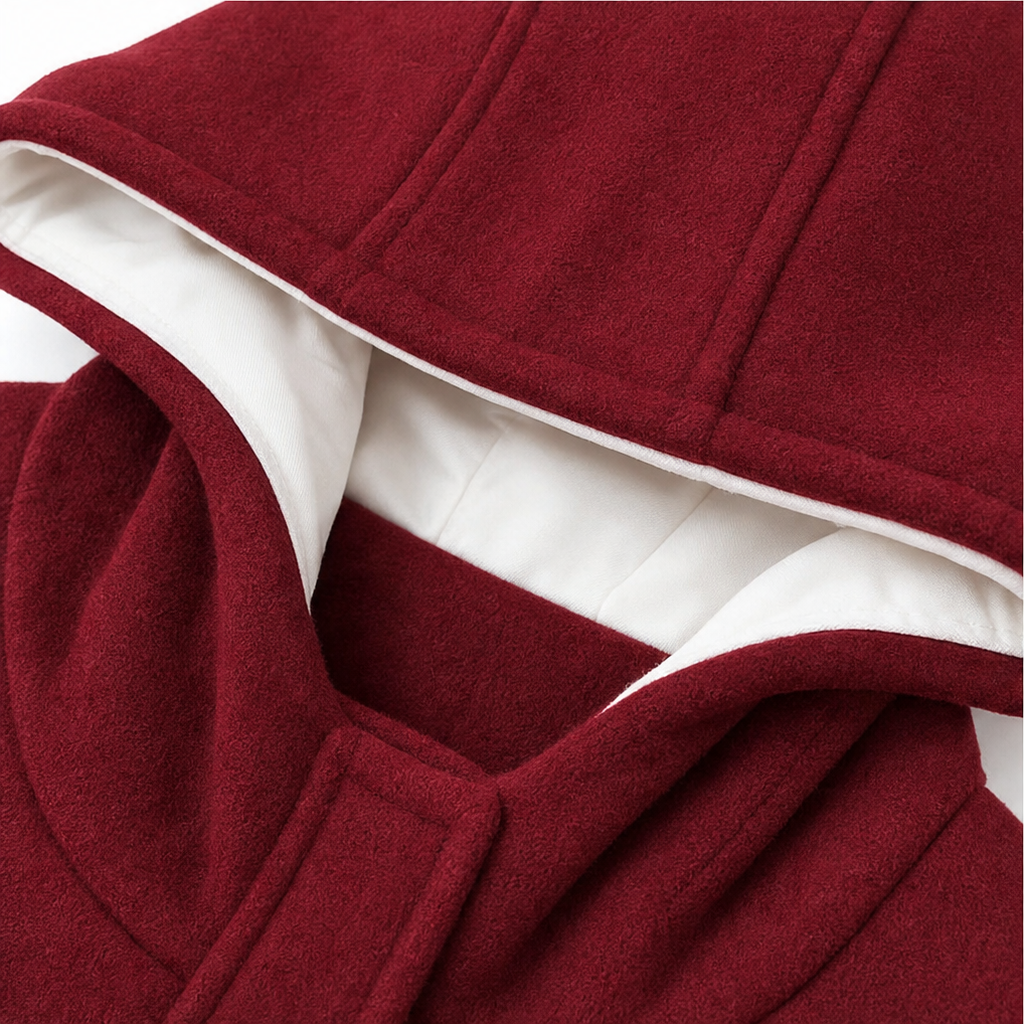 Coatelle – Hooded Mid-Length Toggle Winter Coat
