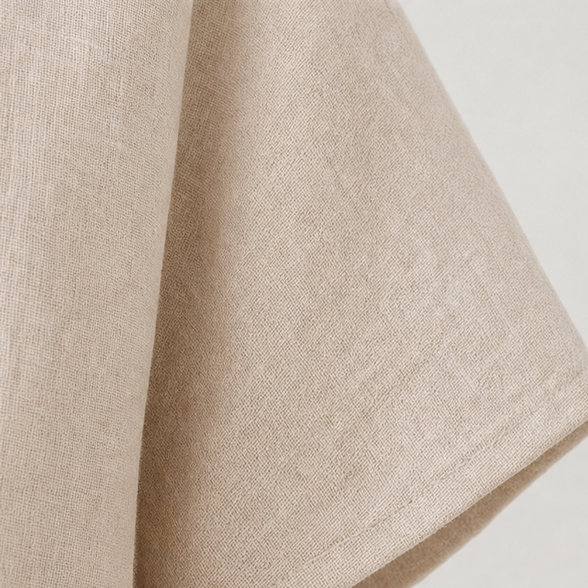 Wearlinne – Stand Collar Batwing Sleeve Linen Set