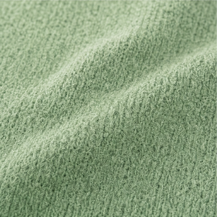 Wavelyn – Wavy Placket Lantern Sleeve Cardigan