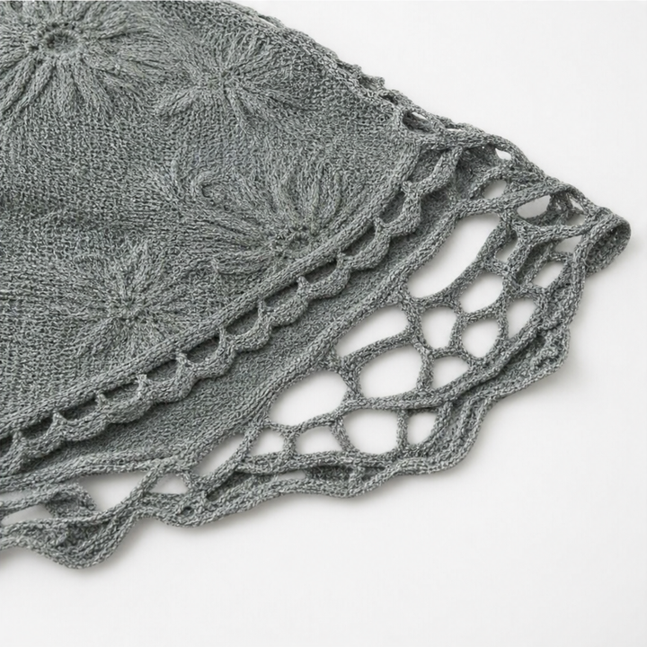 Lunaveil – Openwork Lace Oversized Cardigan
