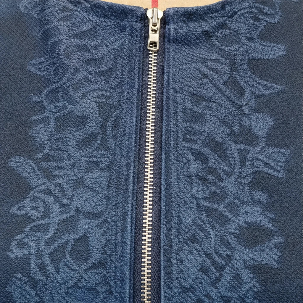 Florenza – Floral Embroidered Lace-Sleeve Mini Dress