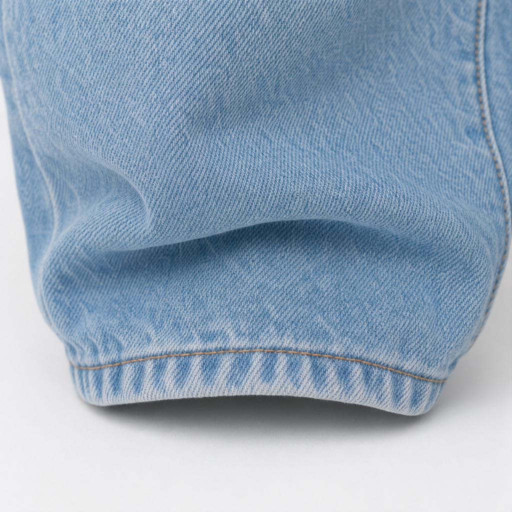 Vela Denim – High-Rise Relaxed Straight-Leg Jeans