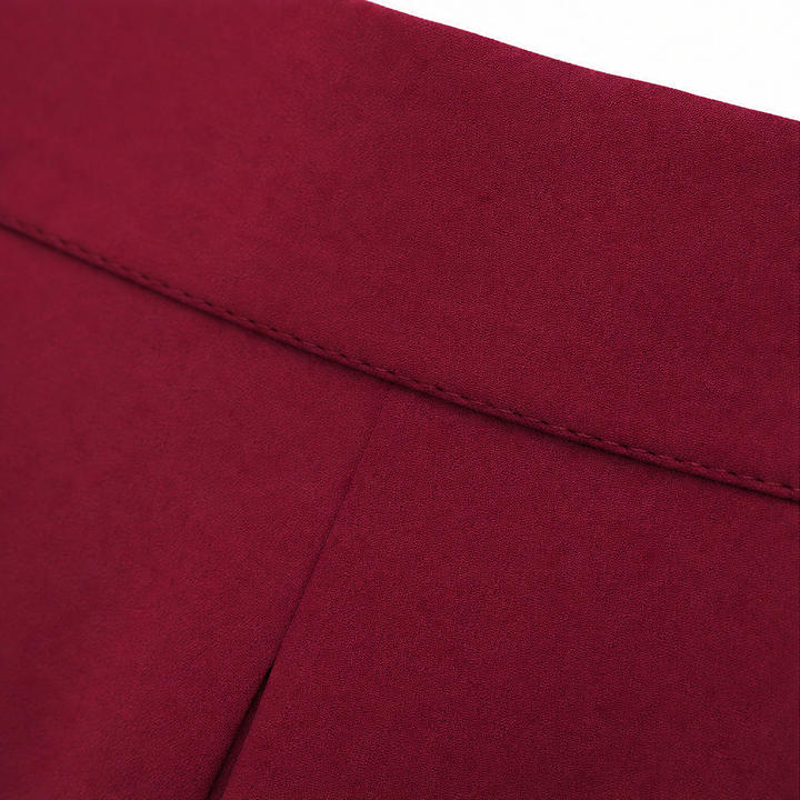 Sashwaist – Self-Tie Pleated High-Waisted Midi Skirt