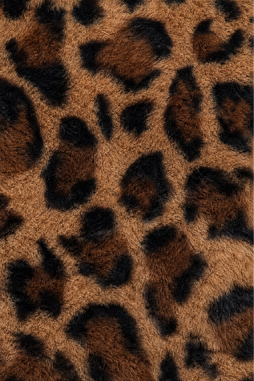 Leora – Leopard Print Faux Fur Longline Coat