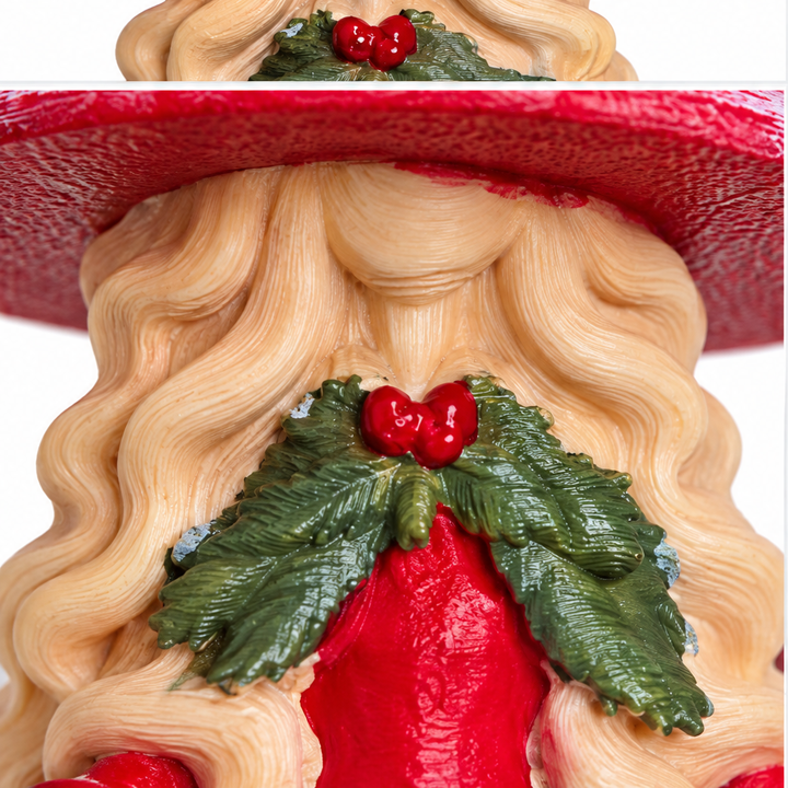 Enchantwood – Pine-Textured Witch Hat Holiday Figurine
