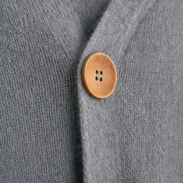 Wearbella – Hooded Waffle-Knit Button-Front Cardigan
