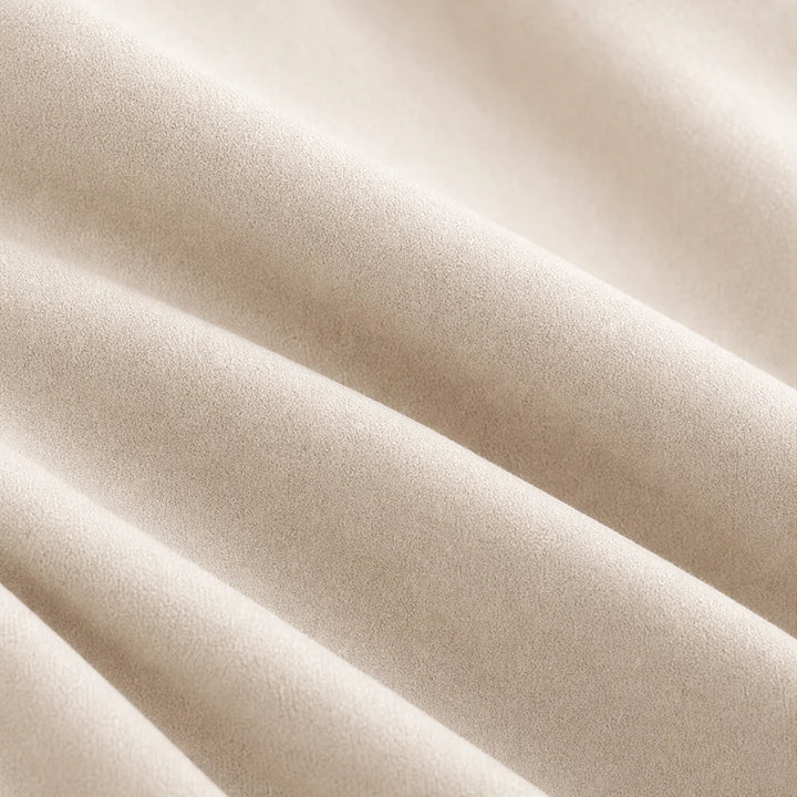 Veloura – Draped-Collar Waist-Tapered Pencil Dress