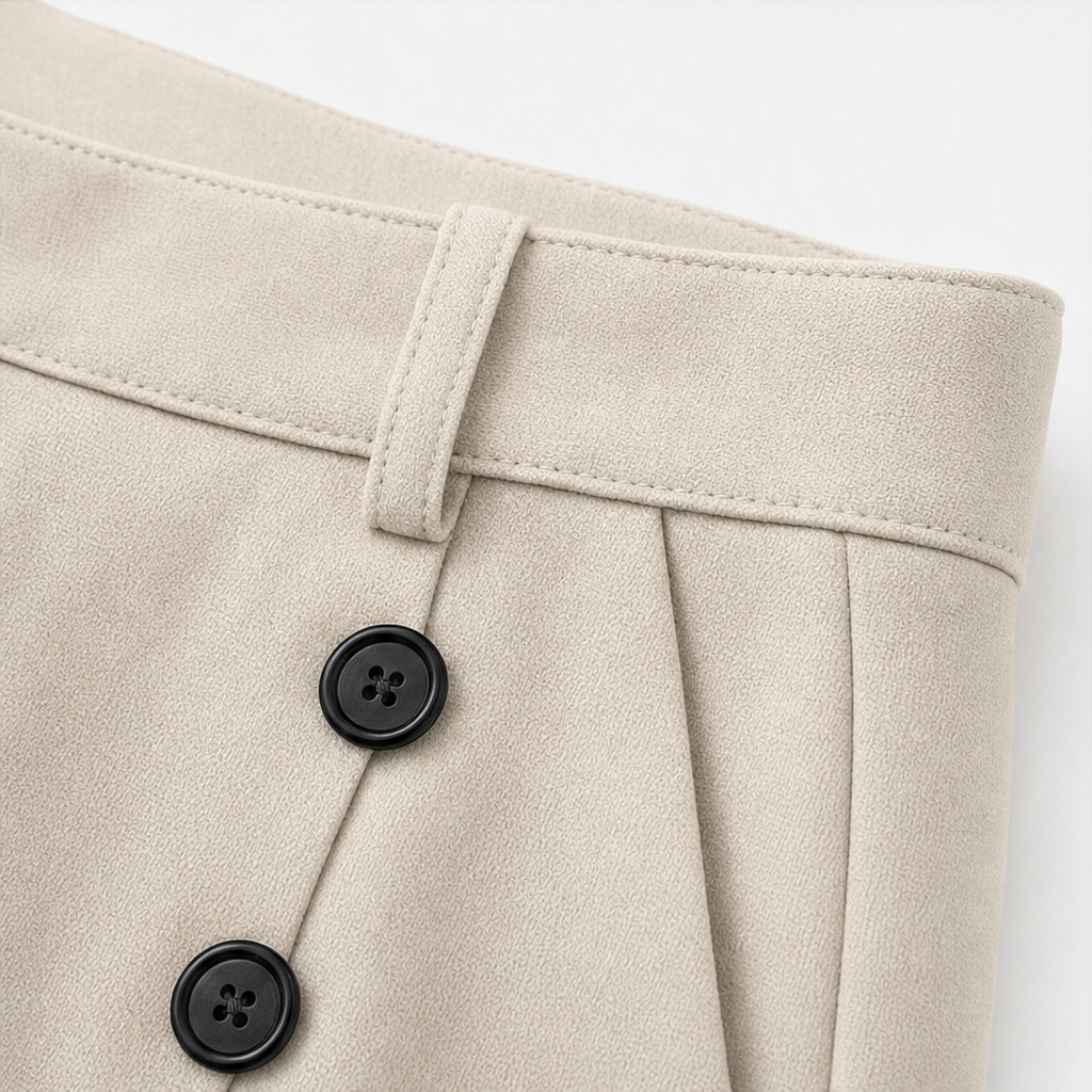 Bellora – High-Waisted Pleated Wide-Leg Trousers