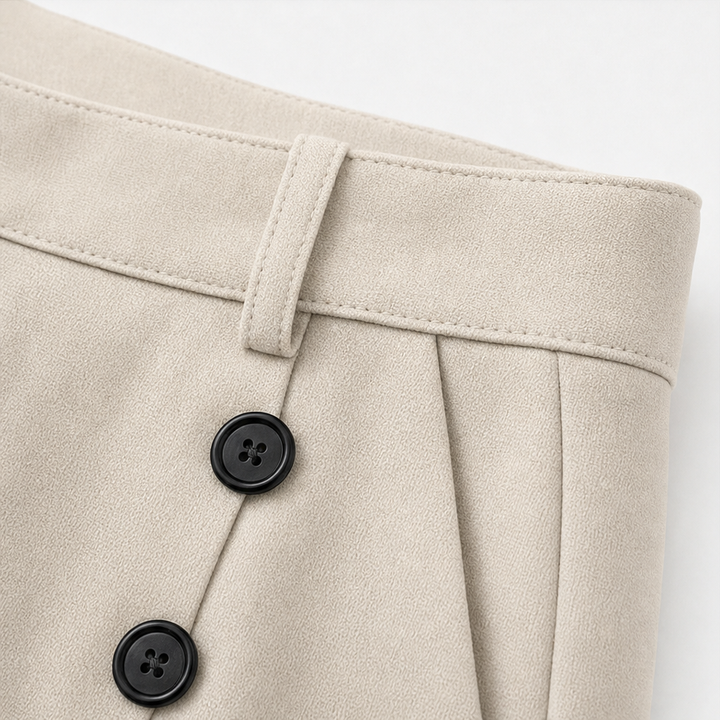 Bellora – High-Waisted Pleated Wide-Leg Trousers