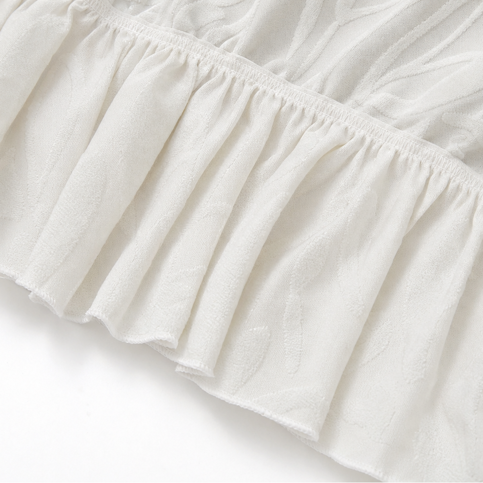 Snugstay – Non-Slip Jacquard Ruffle Skirt Sofa Cover
