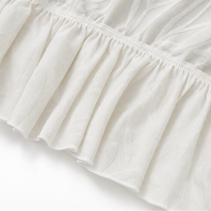 Snugstay – Non-Slip Jacquard Ruffle Skirt Sofa Cover