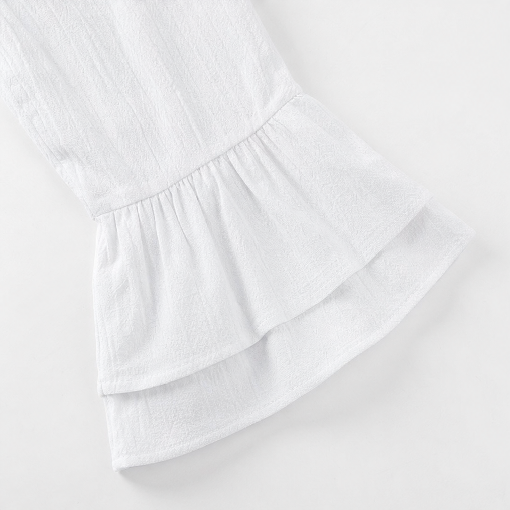 Solvane – A-Line Round Neck Midi Dress