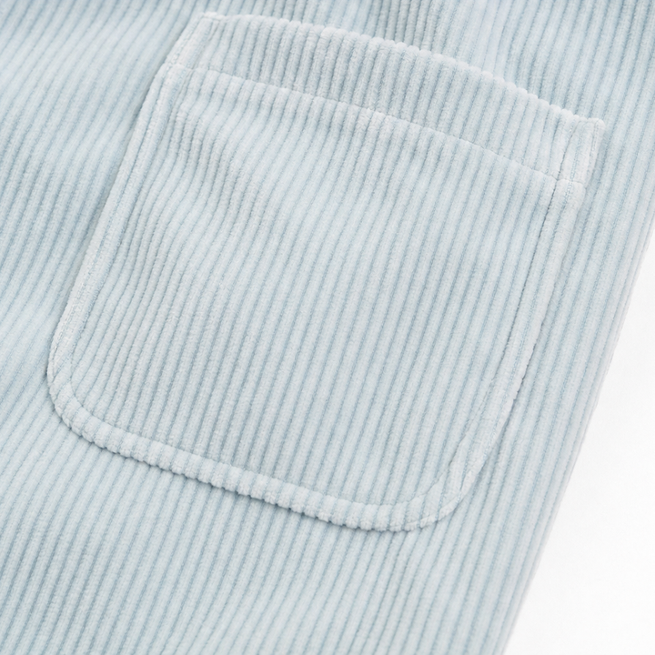 Corduvale – Vertical-Wale Corduroy Open-Front Cardigan