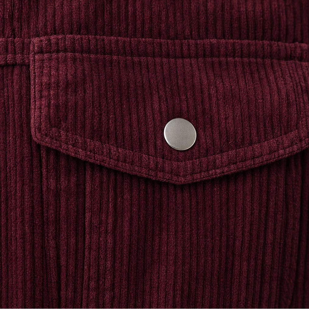Cordelia – Sherpa-Like Lined Corduroy-Look Jacket
