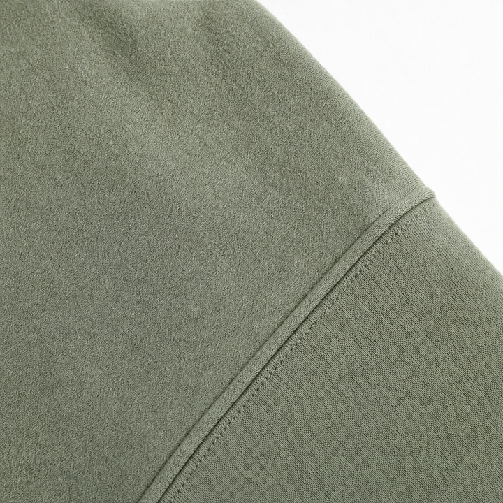 Wearbella – Drop-Shoulder Oversized Cotton Like Pullover Hoodie