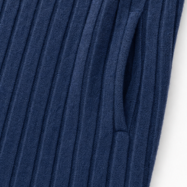 Lunarobe – Ribbed Hooded Maxi Dress With Pockets