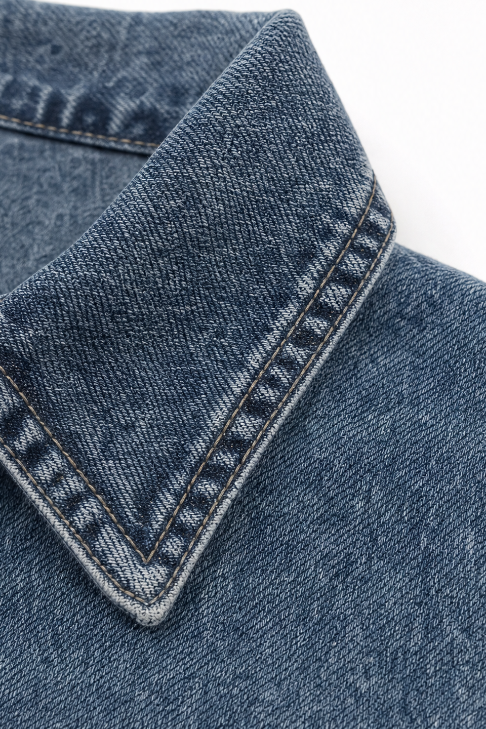 Wearbella – Double Breasted Ruffle Denim Jacket