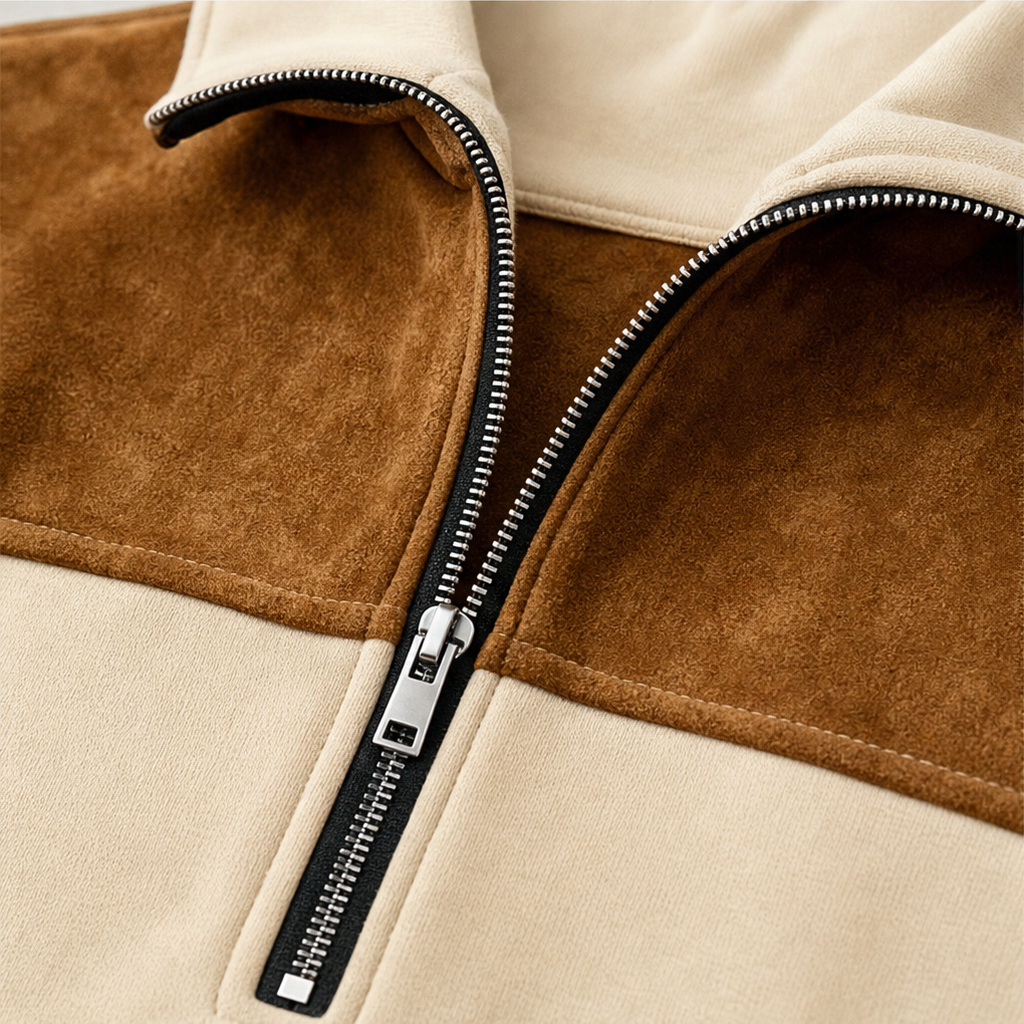 Marlowe – Western Panel Half-Zip Pullover