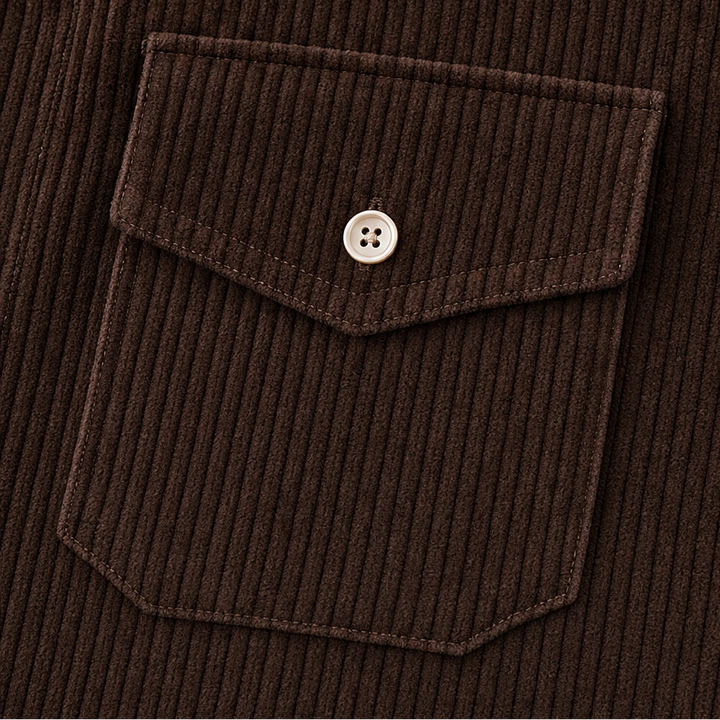 Fallora – Button-Front Fall Shirt Dress