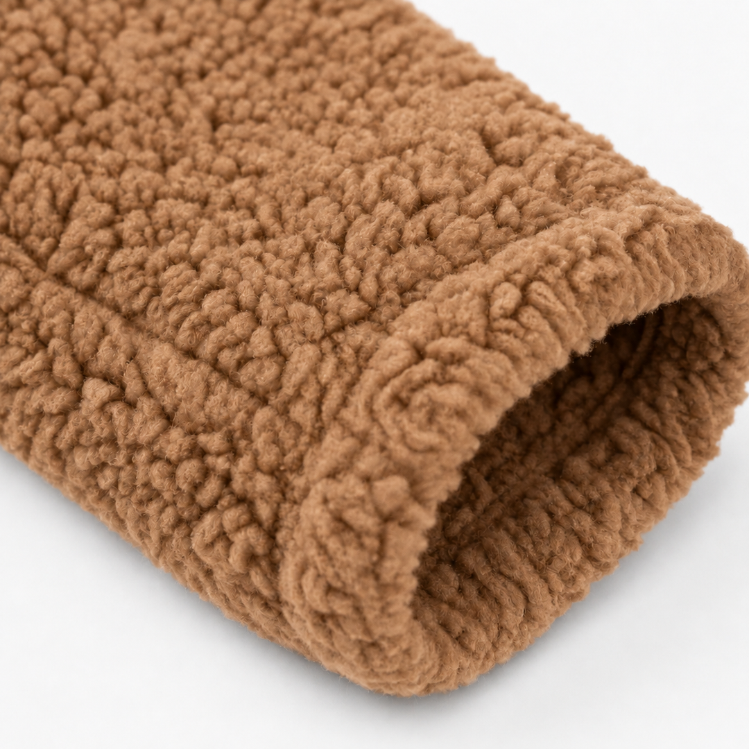 Cozyelle – Plush Fleece-Look Hooded Jacket