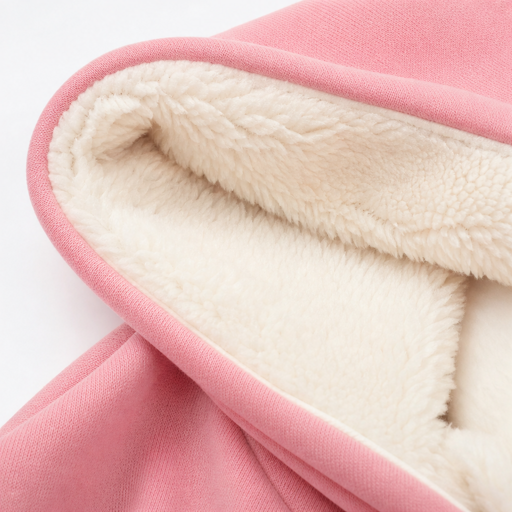 Heatherloch – Highland Cow Print Fleece-Lined Hoodie