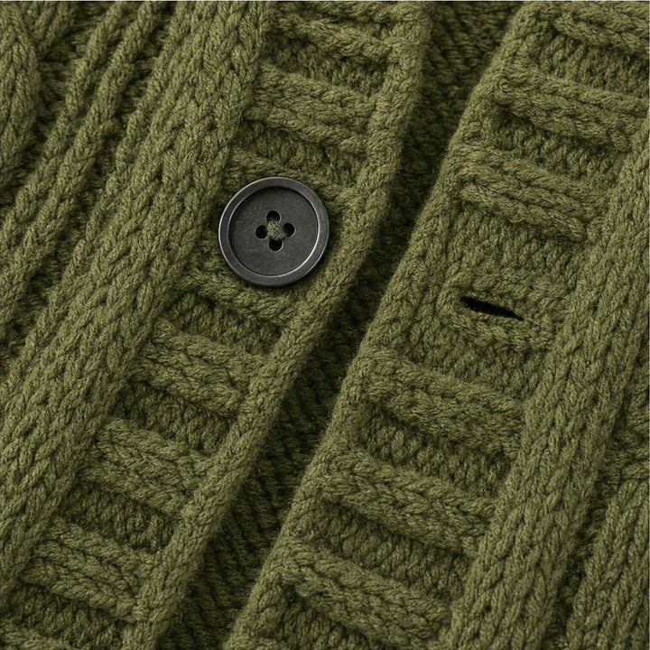 Cablehaven – Oversized Cable-Knit Long Cardigan