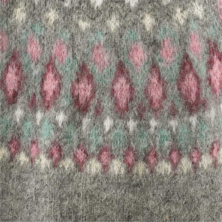 Mayfair Isle – Fair Isle Yoke Crew Neck Pullover Sweater