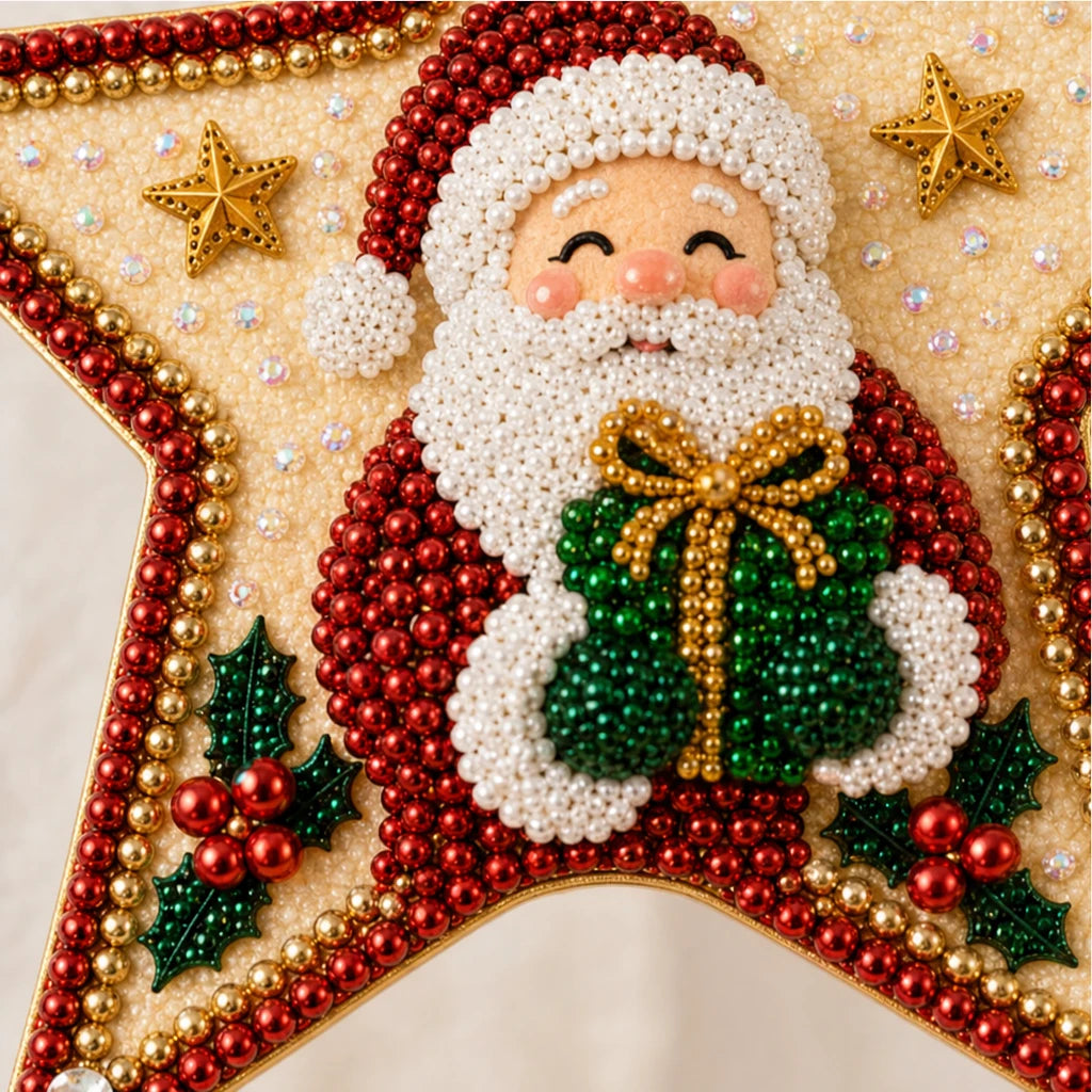 Starryloom – Santa Diamond Painting Christmas Tree Topper