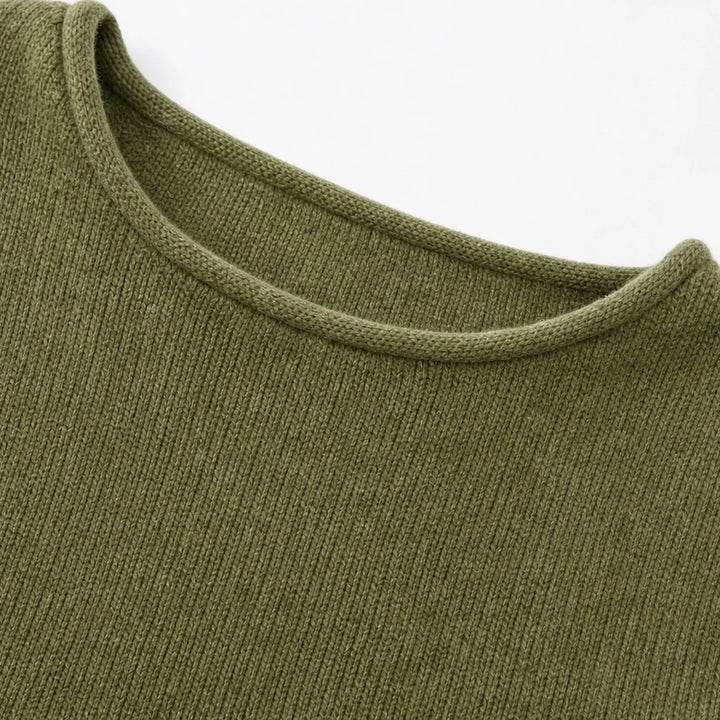 Capella Knit – Cape Sleeve Round Neck Sweater