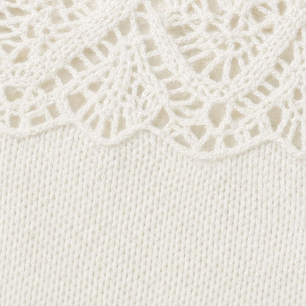 Lanternelle – Openwork Shoulder Oversized Sweater
