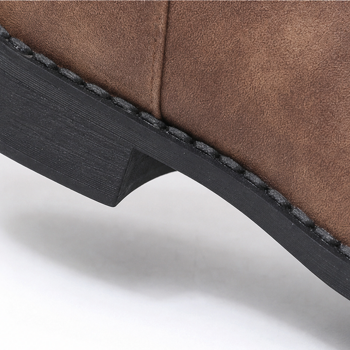 Bootara – Slouchy Buckle Mid-Calf Boots